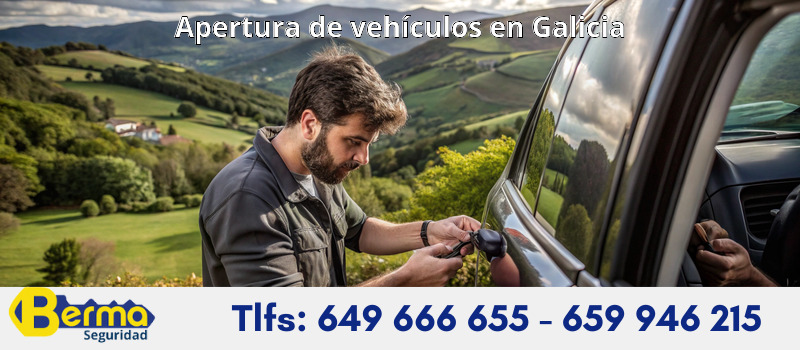 Apertura de vehículos en Galicia
