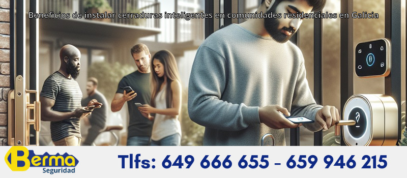 Beneficios de instalar cerraduras inteligentes en comunidades residenciales en Galicia