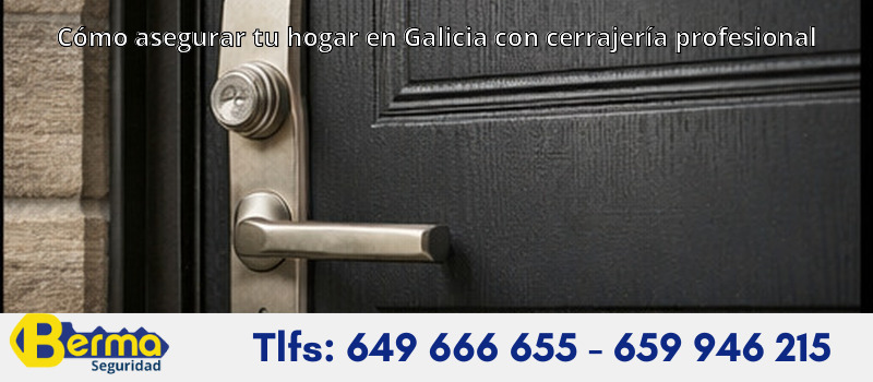 Cómo asegurar tu hogar en Galicia con cerrajería profesional