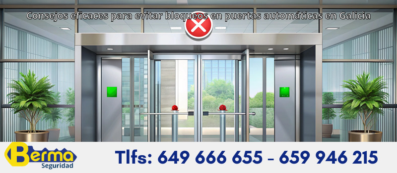 Consejos eficaces para evitar bloqueos en puertas automáticas en Galicia