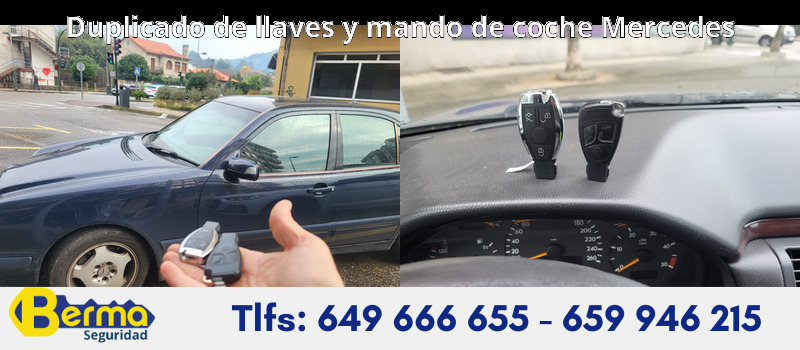 Duplicado de llaves y mando de coche Mercedes