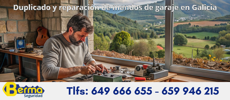 Duplicado y reparación de mandos de garaje en Galicia