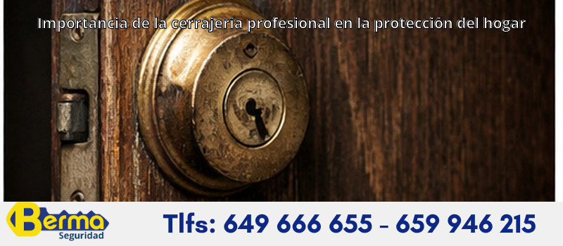 Importancia de la cerrajería profesional en la protección del hogar