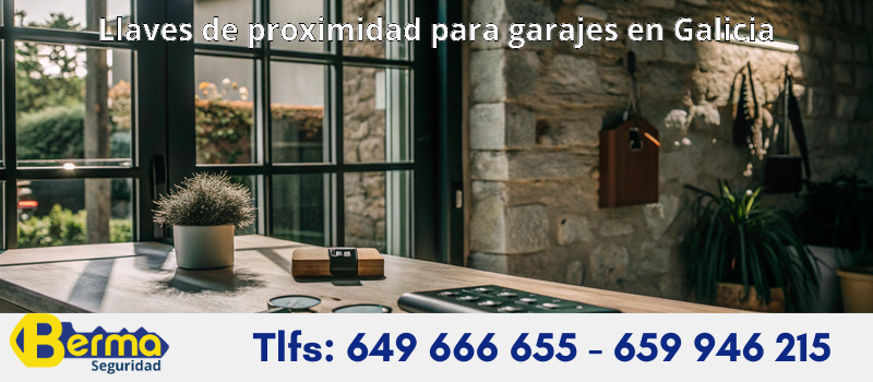 Llaves de proximidad para garajes en Galicia
