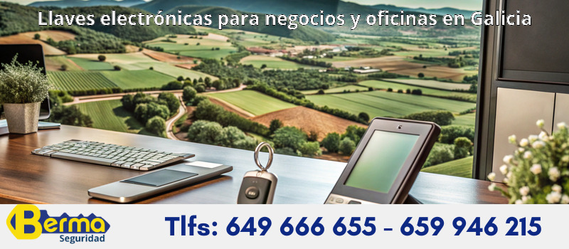 Llaves electrónicas para negocios y oficinas en Galicia
