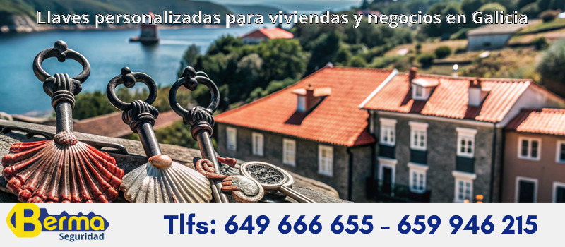 Llaves personalizadas para viviendas y negocios en Galicia