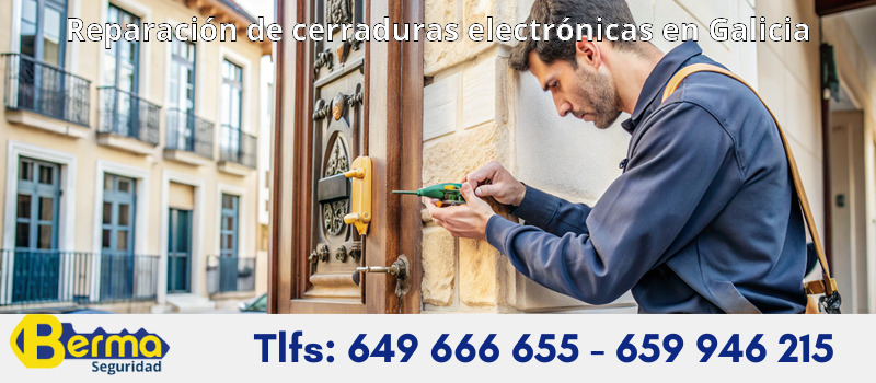 Reparación de cerraduras electrónicas en Galicia
