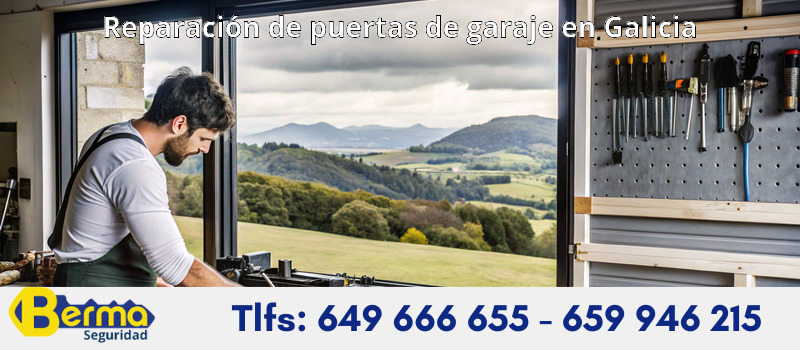 Reparación de puertas de garaje en Galicia