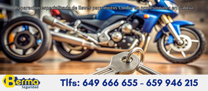Reparación especializada de llaves para motos Confía en profesionales en Galicia