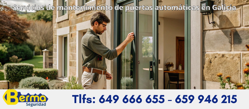 Servicios de mantenimiento de puertas automáticas en Galicia