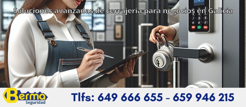 Soluciones avanzadas de cerrajería para negocios en Galicia